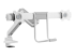 Neomounts DS75-450WH2 - Left-angle