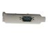 StarTech.com 1 Port Low Profile Native RS232 PCI Express Serial Card with 16550 UART (PEX1S553LP) - Left side