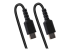 StarTech 20in (50cm) USB C Charging Cable, Coiled Heavy Duty Fast Charge & Sync USB-C Cable, High Quality USB 2.0 Type-C Cable, Rugged Aramid Fiber, TPE, 3A, S20, iPad, Pixel - Left-angle