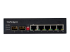 StarTech.com Industrial 6 Port Gigabit Ethernet Switch 4 PoE RJ45 +2 SFP Slots 30W PoE+ 48VDC 10/100/1000 Power Over Ethernet LAN Switch -40C to 75C, DIN Connector/Mountable, Fast Ethernet - Front