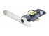 StarTech.com 1-Port 2.5Gbps NBASE-T PoE Network Card, Intel I225-V, 802.3af/at PoE+ Multi-Gigabit NIC, PCI Express Server LAN Card, SATA Powered Desktop Ethernet Interface - Left-angle