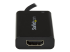 Startech USB C to HDMI 2.0 Adapter with Power Delivery, 4K 60Hz USB Type-C to HDMI Display/Monitor Video Converter, 60W PD Pass-Through Charging Port, Thunderbolt 3 Compatible, Black - Close up