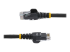 StarTech.com 3m LSZH CAT6 Ethernet Cable, 10 Gigabit Snagless RJ45 100W PoE Network Patch Cord with Strain Relief, CAT 6 10GbE UTP, Black, Individually Tested/ETL, Low Smoke Zero Halogen - Multi-angle