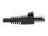 Eaton Tripp Lite Series Cat6a 10G Snagless Shielded STP Ethernet Cable (RJ45 M/M), PoE, Black, 5 ft. (1.52 m) - Close up