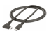 StarTech 3ft (1m) Rugged Right Angle USB-C Cable, USB 10 Gbps, USB C to C Data Transfer Cable, 4K 60Hz DP Alt Mode, 100W Power Delivery - Right-angle