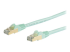 StarTech.com 3m CAT6A Ethernet Cable, 10 Gigabit Shielded Snagless RJ45 100W PoE Patch Cord, CAT 6A 10GbE STP Network Cable w/Strain Relief, Aqua, Fluke Tested/UL Certified Wiring/TIA - Right-angle