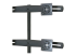Ergotron DS100 Quad-Monitor Desk Stand - Close up