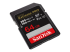 SanDisk Extreme Pro - flash memory card - Left-angle