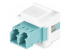 StarTech.com LC to LC Coupler, LC Fiber Coupler, LC/UPC Keystone Jack, Fiber Optic LC Keystone Coupler for Patch Panel - Back