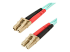 StarTech.com Aqua OM4 Duplex Multimode Fiber - Close up
