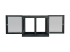 Eaton Tripp Lite Series 12U Wall Mount Rack Enclosure Server Cabinet Side Mount Wallmount - Left side