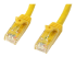Startech 1m CAT6 Ethernet Cable, 10 Gigabit Snagless RJ45 650MHz 100W PoE Patch Cord, CAT 6 10GbE UTP Network Cable w/Strain Relief, Yellow, Wiring is UL Certified/TIA - Right-angle