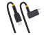 StarTech.com 1ft (30cm) USB C Charging Cable Right Angle, 60W PD 3A, Heavy Duty Fast Charge USB-C Cable, USB 2.0 Type-C, Durable and Rugged Aramid Fiber, S20/iPad/Pixel - Left-angle