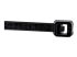 Startech 15cm(6") Cable Ties, 3mm(1/8") wide, 39mm(1-3/8") Bundle Diameter, 18kg(40lb) Tensile Strength, Nylon Self Locking Zip Ties with Curved Tip, 94V-2/UL Listed, 100 Pack, Black - Close up