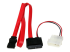 StarTech.com 20in Slimline SATA to SATA with LP4 Power Cable Adapter - Front