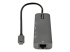 StarTech.com USB C Multiport Adapter, USB-C to 4K 60Hz HDMI 2.0, 100W Power Delivery Pass-through, SD/MicroSD, 2-Port USB 3.0 Hub, GbE, USB Type-C Mini Dock, 12" (30cm) Long Attached Cable - Left side