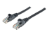 Intellinet Network Patch Cable, Cat6, 20m, Black, CCA, U/UTP, PVC, RJ45, Gold Plated Contacts, Snagless, Booted, Lifetime Warranty, Polybag - Right-angle