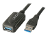 LINDY Active Extension Cable - Right-angle