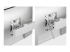 StarTech.com Six-Monitor Desk Mount w/ Crossbar, Up To 32" Screens/17.6lb - Close up