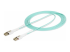 StarTech.com 3m (10ft) LC to LC (UPC) OM4 Multimode Fiber Optic Cable w/Push Pull Tabs, 50/125µm, 100G Networks, Bend Insensitive, Low Insertion Loss - Right-angle