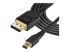 StarTech.com 6ft (2m) VESA Certified Mini DisplayPort to DisplayPort 1.4 Cable, 8K 60Hz HBR3 HDR, Super UHD mDP to DP 1.4 Cord, Slim (34 AWG) Ultra HD 4K 120Hz, Monitor/Video Cable - Right side