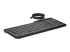 HP 400 - Keyboard - compact size, 2-zone layout, 12 programmable keys, low profile key travel, multi-device - Left-angle