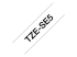 Brother TZe-SE5 - Black on white - Close up