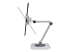 StarTech.com Adjustable Tablet Stand for Desk, Desk/Wall Mountable, Supports Up to 2.2lb, Universal Tablet Stand Holder for Desk, Articulating Tablet Mount with Pivot/Swivel/Rotate - Right side