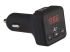 KitSound MyFM2 - Bluetooth hands-free / FM transmitter / charger for mobile phone, car audio - Left-angle
