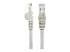 StarTech.com 1m LSZH CAT6 Ethernet Cable, 10 Gigabit Snagless RJ45 100W PoE Network Patch Cord with Strain Relief, CAT 6 10GbE UTP, Grey, Individually Tested/ETL, Low Smoke Zero Halogen - Multi-angle