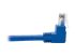 Eaton Tripp Lite Series Cat6 Patch Cable Up-Angled / Down Angled UTP Molded M/M Blue 1ft - Close up