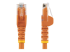 StarTech.com 3m CAT6 Ethernet Cable, 10 Gigabit Snagless RJ45 650MHz 100W PoE Patch Cord, CAT 6 10GbE UTP Network Cable w/Strain Relief, Orange, Fluke Tested/Wiring is UL Certified/TIA - Front
