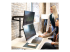 Ergotron LX - Mounting kit (dual stacking arm, tall pole) - Left-angle