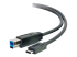 C2G 3m USB 3.1 Gen 1 USB Type C to USB B Cable M/M - Close up