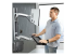Startech Wall Mount Workstation, VESA Mount For 32" Monitors (22lb/10kg), Fully Articulating Arms For Single Monitor Mount & Keyboard Tray, Includes Desktop Computer/PC Bracket - Left-angle