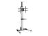 StarTech.com Heavy Duty Rolling Portable TV Cart Stand with Wheels - Left-angle