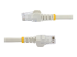 StarTech.com 1m CAT6 Ethernet Cable, 10 Gigabit Snagless RJ45 650MHz 100W PoE Patch Cord, CAT 6 10GbE UTP Network Cable w/Strain Relief, White, Fluke Tested/Wiring is UL Certified/TIA - Multi-angle