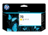 HP 70 - yellow - original - Front