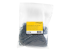 StarTech.com 10cm(4") Cable Ties, 2mm(1/16") wide, 22mm(7/8") Bundle Diameter, 8kg(18lb) Tensile Strength, Nylon Self Locking Zip Ties with Curved Tip, 94V-2/UL Listed, 1000 Pack, Black - Front