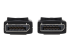Eaton Tripp Lite Series DisplayPort Cable with Latching Connectors, 4K 60 Hz (M/M), Black, 10 ft. (3.05 m) - Close up