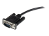 StarTech.com 2m Black Straight Through DB9 RS232 Serial Cable - Close up