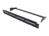 Intellinet Patch Panel, Blank, 1U, 24-Port, Black - Right-angle