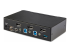 StarTech.com 2-Port DisplayPort KVM Switch, 8K 60Hz / 4K 144Hz, Single Display, DP 1.4, 2x USB 3.0 Ports, 4x USB 2.0 HID Ports, Push-Button & Hotkey Switching, TAA Compliant - Back