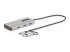 StarTech.com USB-C Multiport Adapter w/Attached USB-C to USB-A Dongle, Dual HDMI (4K30Hz/1080p60Hz), 3x USB-A, Mini Laptop Docking Station, Travel Dock, 1.3ft/40cm Cable - Left-angle