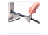 Fellowes CABLEZIP - Cable organizer - Left-angle