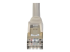StarTech.com 5m CAT6A Ethernet Cable, 10 Gigabit Shielded Snagless RJ45 100W PoE Patch Cord, CAT 6A 10GbE STP Network Cable w/Strain Relief, Grey, Fluke Tested/UL Certified Wiring/TIA - Close up