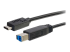 C2G 2m USB 3.1 Gen 1 USB Type C to USB B Cable M/M - Right-angle