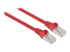 Intellinet Network Patch Cable, Cat6, 30m, Red, Copper, S/FTP, LSOH / LSZH, PVC, RJ45, Gold Plated Contacts, Snagless, Booted, Lifetime Warranty, Polybag - Left-angle