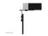 Neomounts AV1-875BL - Mounting component (camera shelf, shelf, 2 adapter plates) - Close up