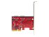 StarTech.com SATA PCIe Card, 6 Port PCIe SATA Expansion card, 6Gbps SATA Card, Low/Full Profile, Stacked SATA Connectors, ASM1166 Non-Raid SATA Controller Card - Back